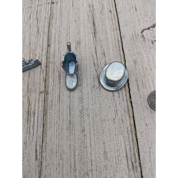 Vintage 2013 Monopoly Edition Game Replacement Tokens Pieces Movers Set of 8 - Picture 4 of 5